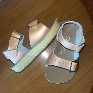 Rose Gold Sun San Sandals